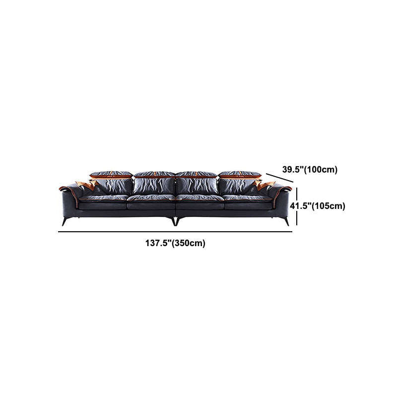 Grey Modern Tufted Sofa & Chaise Stain Resistant Sectional 41.33" H Clearhalo 'furn' 'furn_sectionals' 'Furniture' 'Living Room Furniture' 'Sectionals' 5727412