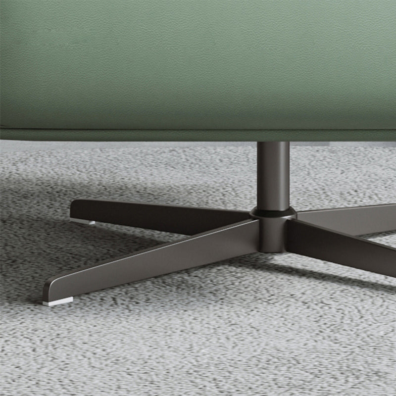 Contemporary Bonded Leather Pillow Back 4-Star Accent Armchair Clearhalo 'Accent Chairs' 'accent_chairs' 'Chairs & Seating' 'furn' 'furn_accent_chairs' 'Furniture' 'Living Room Furniture' 5727884