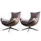 Contemporary Swivel Armless Removable Slipcover Lounge Accent Chair