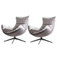 Contemporary Swivel Armless Removable Slipcover Lounge Accent Chair