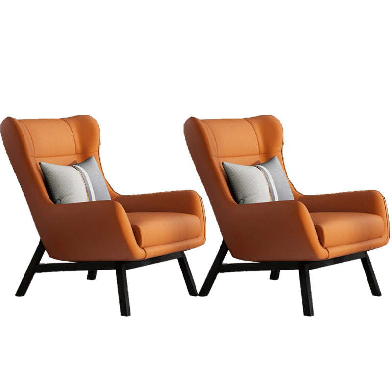 Glam 27.56 "Cuscolo largo spugna spugna sedia a braccioli a pedaggio svasato