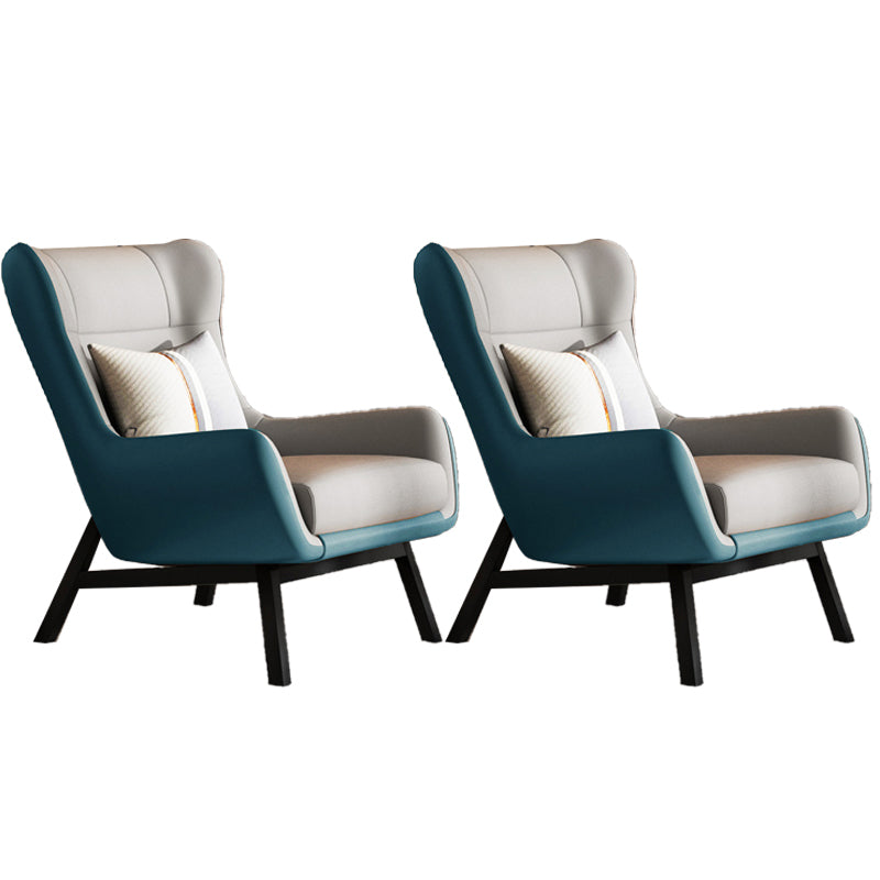 Glam 27.56 "Cuscolo largo spugna spugna sedia a braccioli a pedaggio svasato