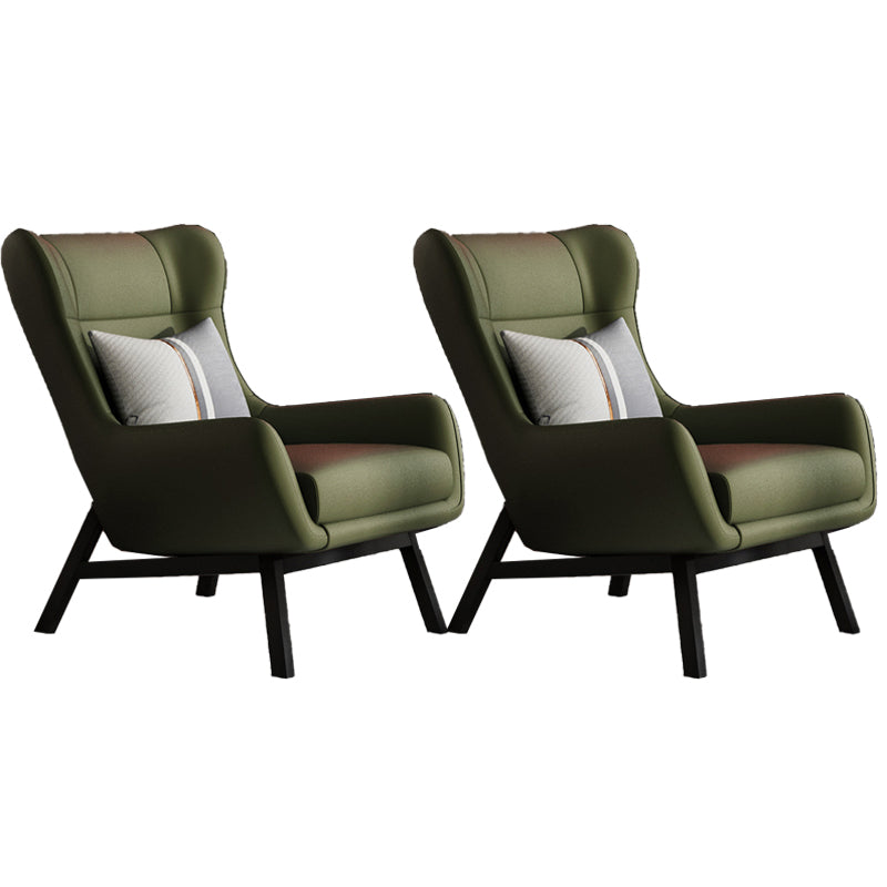 Glam 27.56 "Cuscolo largo spugna spugna sedia a braccioli a pedaggio svasato