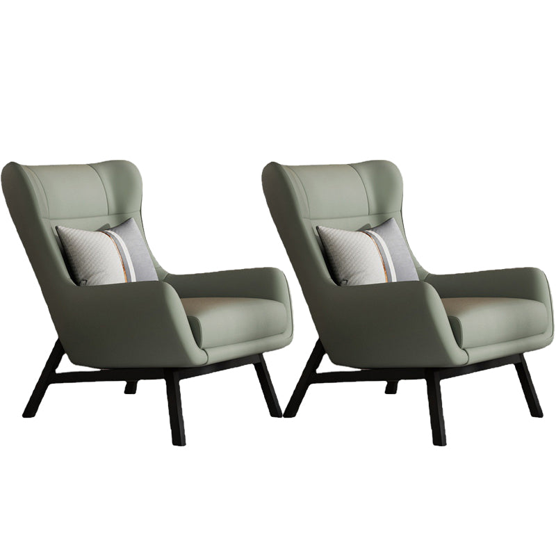 Glam 27.56 "Cuscolo largo spugna spugna sedia a braccioli a pedaggio svasato