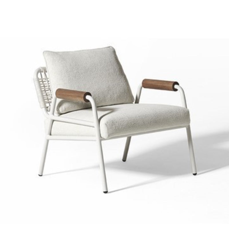 27.56" Wide Scandinavian Style Single Sofa Chair Fixed Back Arm Chair White 1 Piece Clearhalo 'Accent Chairs' 'accent_chairs' 'Chairs & Seating' 'furn' 'furn_accent_chairs' 'Furniture' 'Living Room Furniture' 5727950