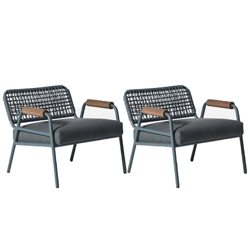 27.56" Wide Scandinavian Style Single Sofa Chair Fixed Back Arm Chair Blue 2 Piece Set Clearhalo 'Accent Chairs' 'accent_chairs' 'Chairs & Seating' 'furn' 'furn_accent_chairs' 'Furniture' 'Living Room Furniture' 5727956