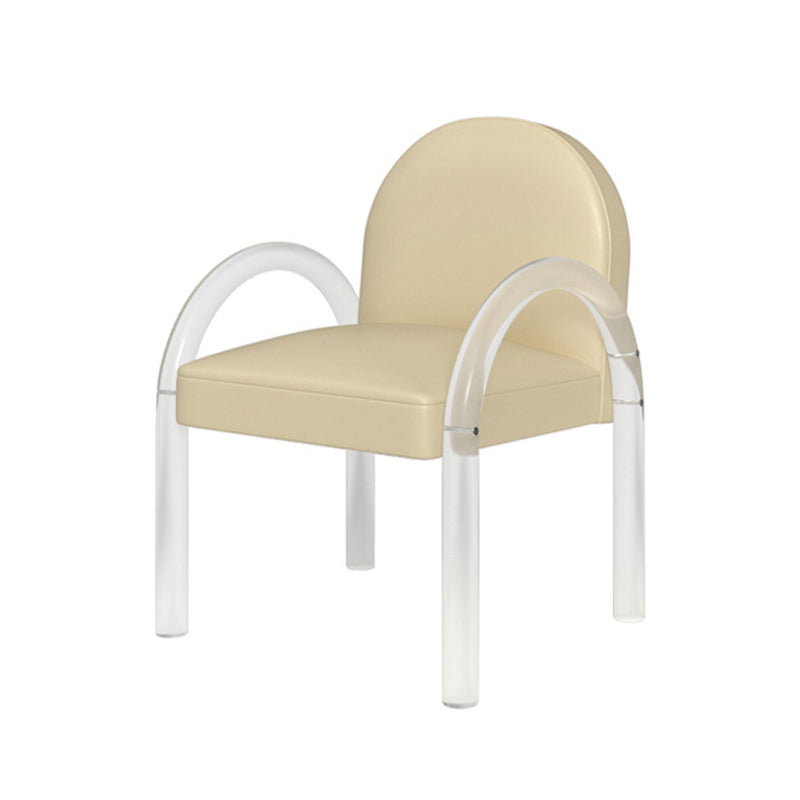 Basique à quatre jambes serrées car dos de couleur de couleur de couleur solide ensemble pour le salon