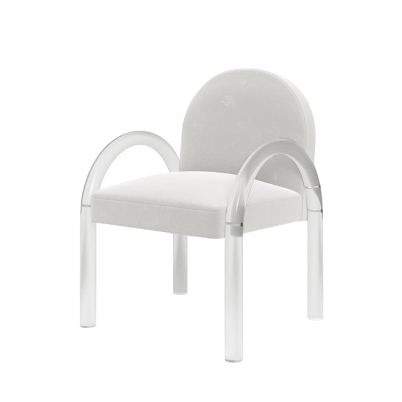 Basique à quatre jambes serrées car dos de couleur de couleur de couleur solide ensemble pour le salon