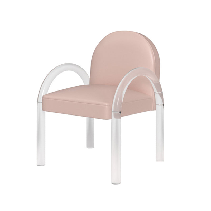 Basique à quatre jambes serrées car dos de couleur de couleur de couleur solide ensemble pour le salon