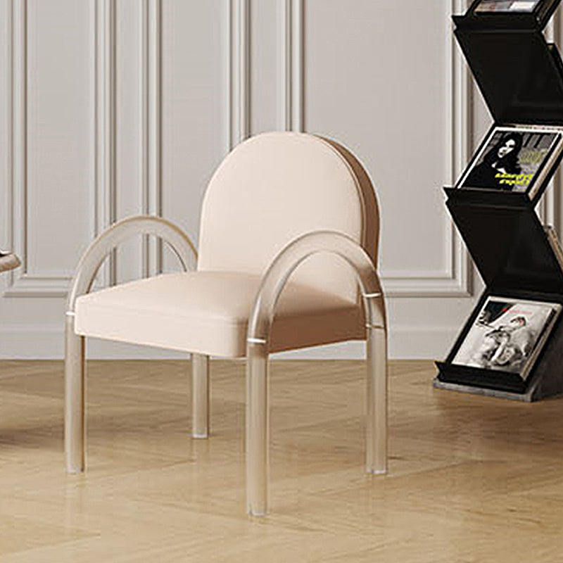 Basique à quatre jambes serrées car dos de couleur de couleur de couleur solide ensemble pour le salon