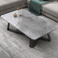 17.72" Tall Glam Style Coffee Cocktail Table Slate Rectangular Coffee Table 39.5"L x 19.5"W x 18"H Gray Clearhalo 'Coffee & Accent Tables' 'Coffee Tables' 'coffee_tables' 'furn' 'furn_coffee_tables' 'Furniture' 'Living Room Furniture' 5728246