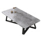 17.72" Tall Glam Style Coffee Cocktail Table Slate Rectangular Coffee Table Clearhalo 'Coffee & Accent Tables' 'Coffee Tables' 'coffee_tables' 'furn' 'furn_coffee_tables' 'Furniture' 'Living Room Furniture' 5728248