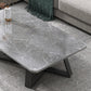 17.72" Tall Glam Style Coffee Cocktail Table Slate Rectangular Coffee Table Clearhalo 'Coffee & Accent Tables' 'Coffee Tables' 'coffee_tables' 'furn' 'furn_coffee_tables' 'Furniture' 'Living Room Furniture' 5728253