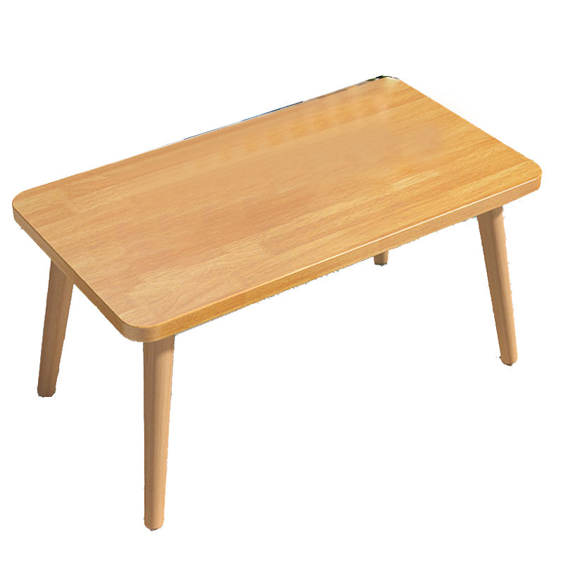 Eigentijdse koffiecocktailtafel met 4 poten, houten salontafel