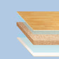 Eigentijdse koffiecocktailtafel met 4 poten, houten salontafel