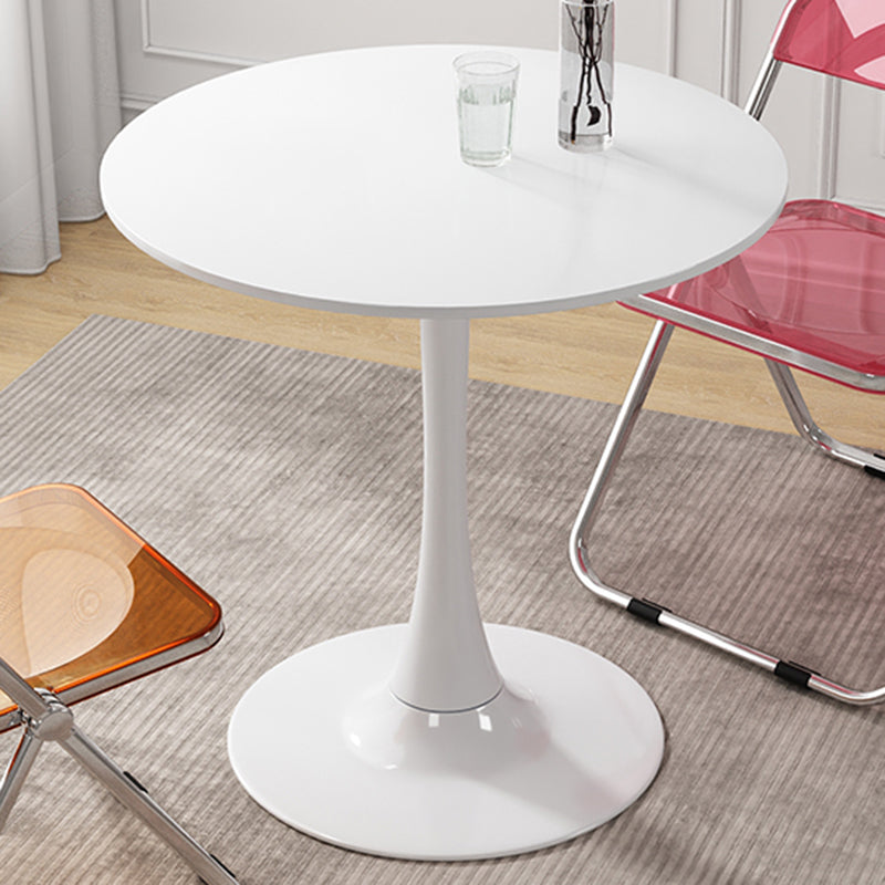 Mesa de centro con pedestal escandinavo, mesa redonda de cóctel de madera para sala de estar