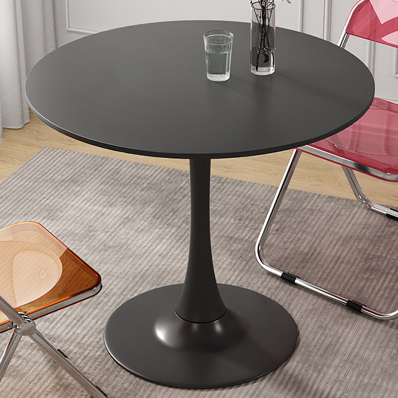 Mesa de centro con pedestal escandinavo, mesa redonda de cóctel de madera para sala de estar