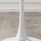 Mesa de centro con pedestal escandinavo, mesa redonda de cóctel de madera para sala de estar