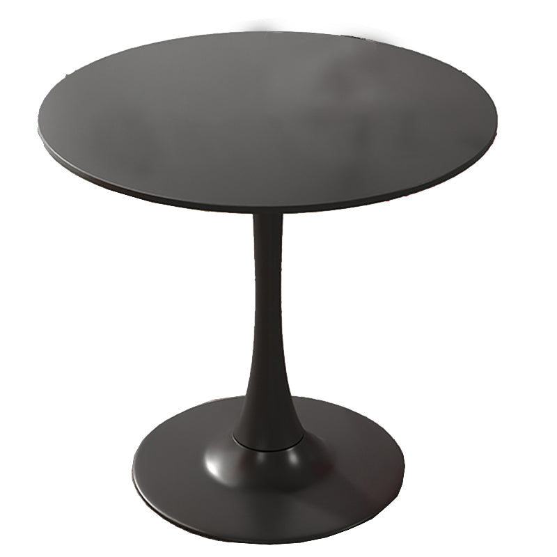 Mesa de centro con pedestal escandinavo, mesa redonda de cóctel de madera para sala de estar