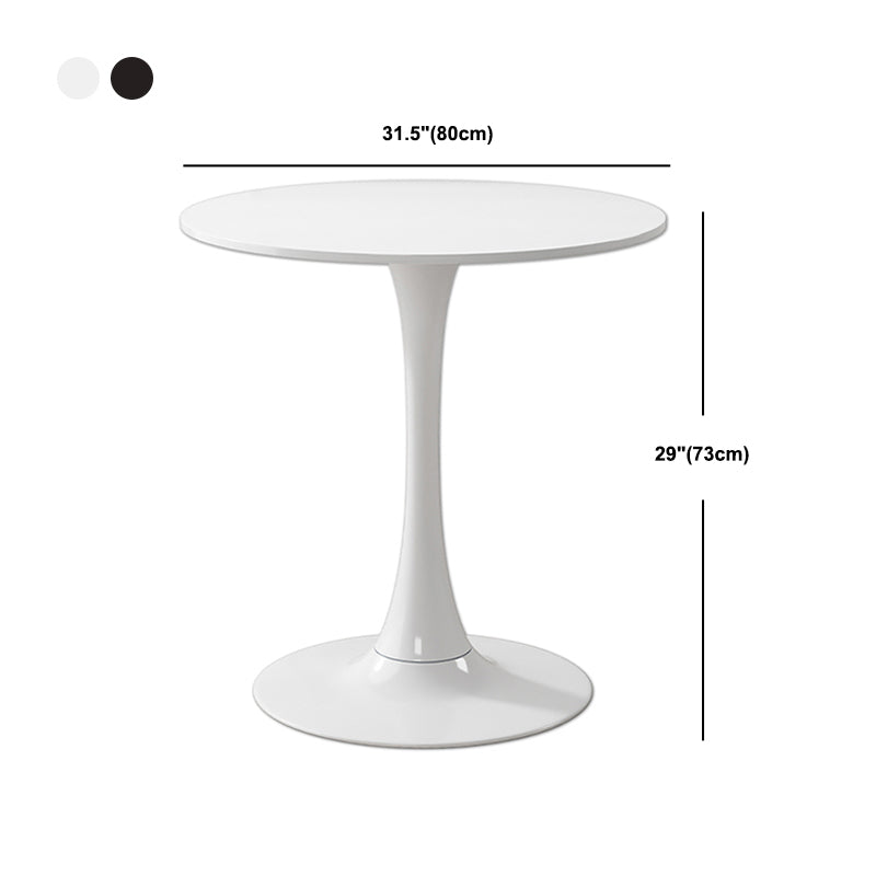 Mesa de centro con pedestal escandinavo, mesa redonda de cóctel de madera para sala de estar