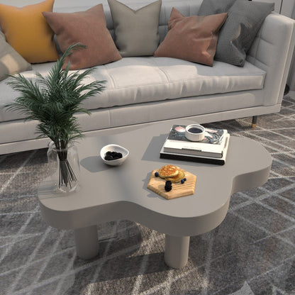 Tavolino in legno scandinavo Tavolino a forma di piedistallo set per soggiorno