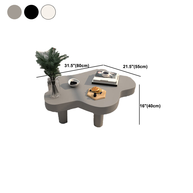Tavolino in legno scandinavo Tavolino a forma di piedistallo set per soggiorno
