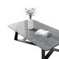 Single Slate Rectangle Coffee Table Modern Minimalist Coffee Table Clearhalo 'Coffee & Accent Tables' 'Coffee Tables' 'coffee_tables' 'furn' 'furn_coffee_tables' 'Furniture' 'Living Room Furniture' 5728492