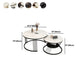 Round Nesting Coffee Table Minimalist Coffee Table for Living Room Clearhalo 'Coffee & Accent Tables' 'Coffee Tables' 'coffee_tables' 'furn' 'furn_coffee_tables' 'Furniture' 'Living Room Furniture' 5728573