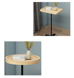 21,65 "Table de l'extrémité latérale de style contemporain piédestal de canapé rond