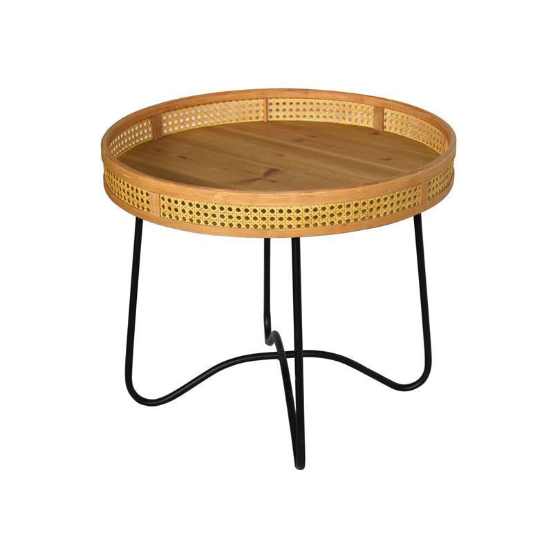 Tavolo di accento laterale di divano in stile scandinavo