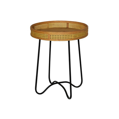 Tavolo di accento laterale di divano in stile scandinavo