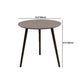 Scandinavian Style Sofa Side Accent Table Wooden Round Side End Table