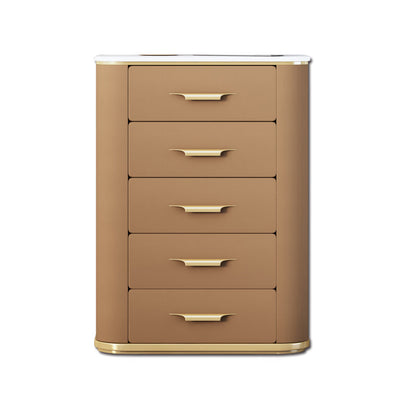 31,5 "H Armoire à buffet de salon Glam Buffet Server Armoire avec tiroirs en bois