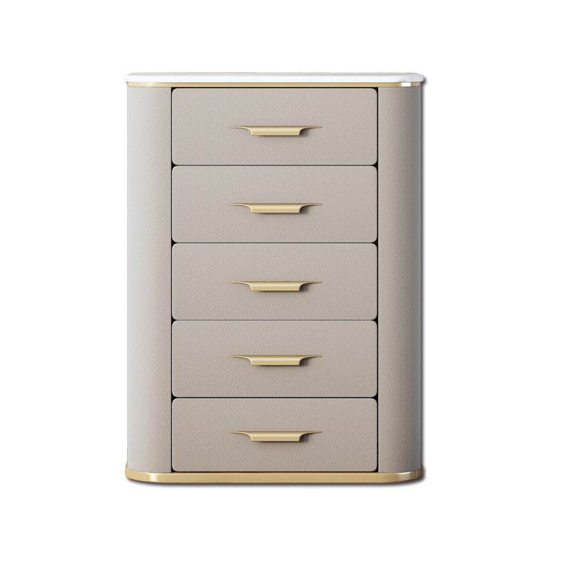 31,5 "H Armoire à buffet de salon Glam Buffet Server Armoire avec tiroirs en bois