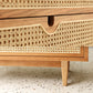 Gabinetto di sideboard del soggiorno rattan mobile moderno server buffet con cassetto