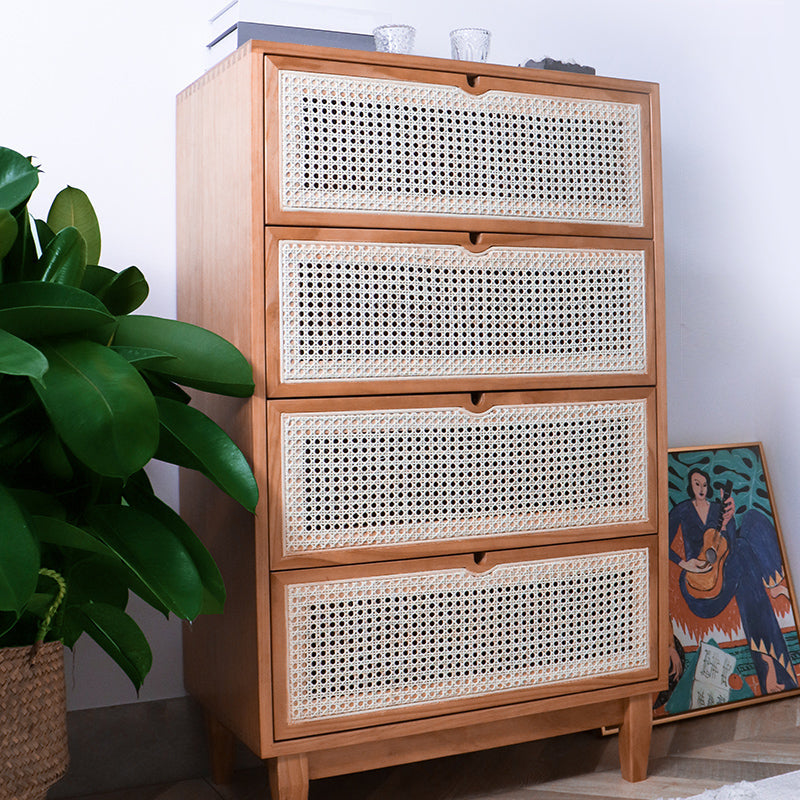 Gabinetto di sideboard del soggiorno rattan mobile moderno server buffet con cassetto