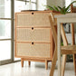 Gabinetto di sideboard del soggiorno rattan mobile moderno server buffet con cassetto