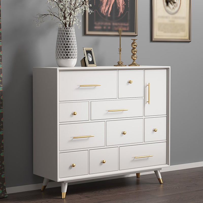 Sala da pranzo a buffet in legno in stile glam 35.4 "H 10-Drawer Buffet Server