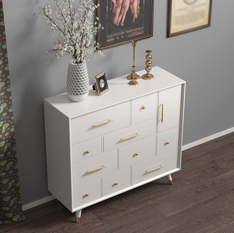 Sala da pranzo a buffet in legno in stile glam 35.4 "H 10-Drawer Buffet Server