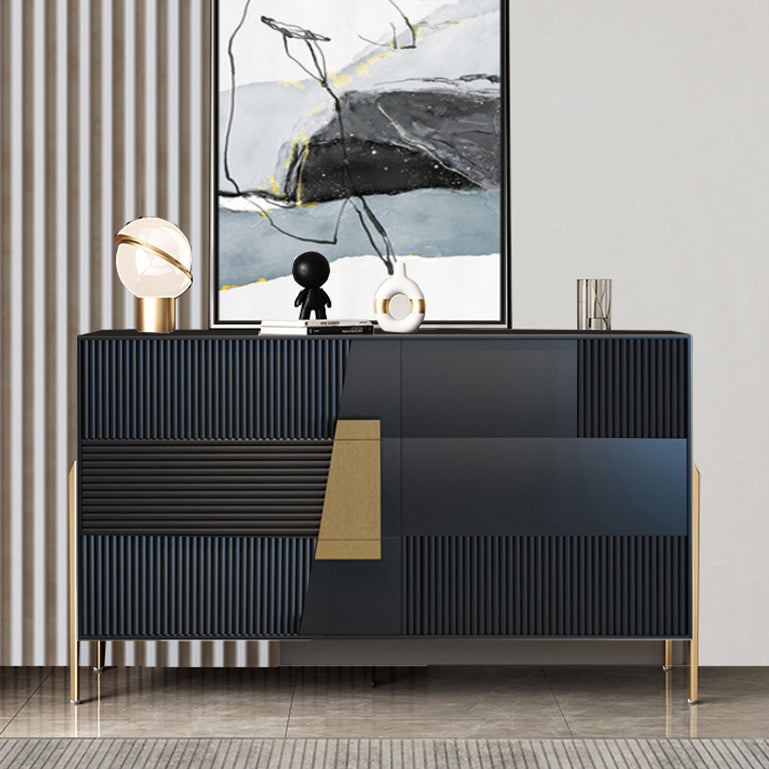 Servitore a buffet in legno moderno 35.4 "H Server a buffet sala da pranzo con cassetto