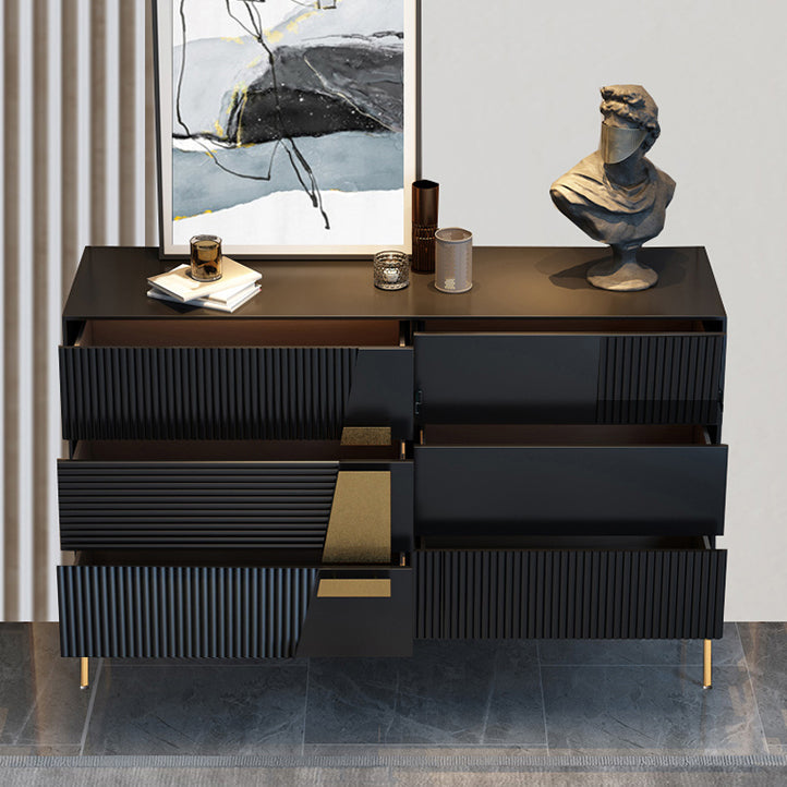 Servitore a buffet in legno moderno 35.4 "H Server a buffet sala da pranzo con cassetto