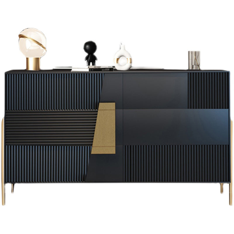 Servitore a buffet in legno moderno 35.4 "H Server a buffet sala da pranzo con cassetto