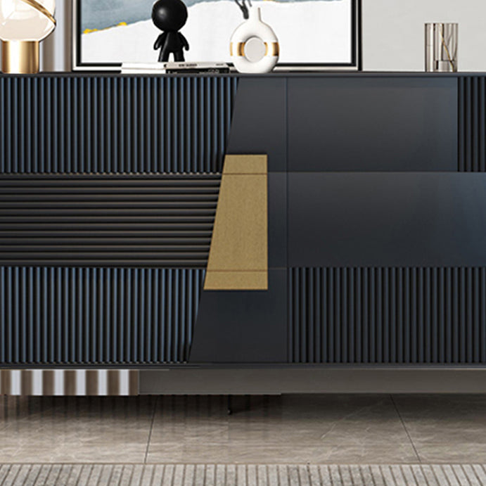 Servitore a buffet in legno moderno 35.4 "H Server a buffet sala da pranzo con cassetto