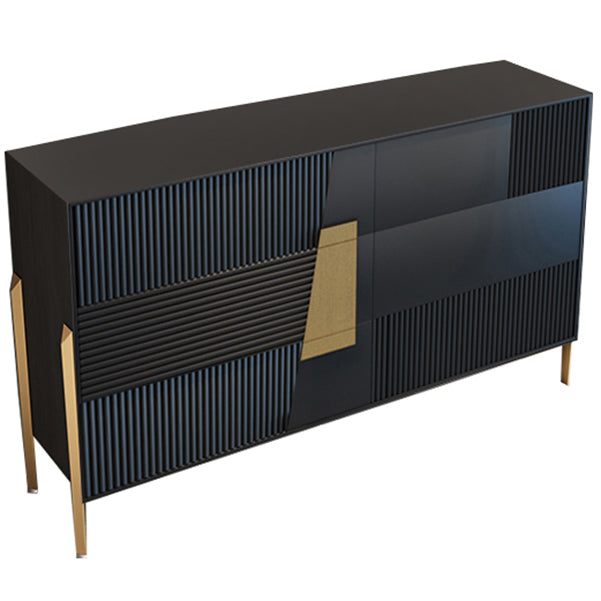 Servitore a buffet in legno moderno 35.4 "H Server a buffet sala da pranzo con cassetto