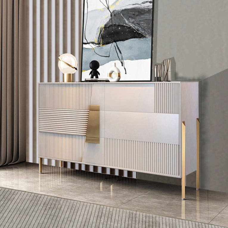 Servitore a buffet in legno moderno 35.4 "H Server a buffet sala da pranzo con cassetto