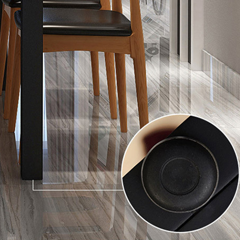 Industrial Solid Wood Top Table Natural and Black Dinner Room Kitchen Table Clearhalo 'Dining Tables & Seating' 'Dining Tables' 'dining_table' 'furn' 'furn_dining_table' 'Furniture' 'Kitchen & Dining Furniture' 5730048