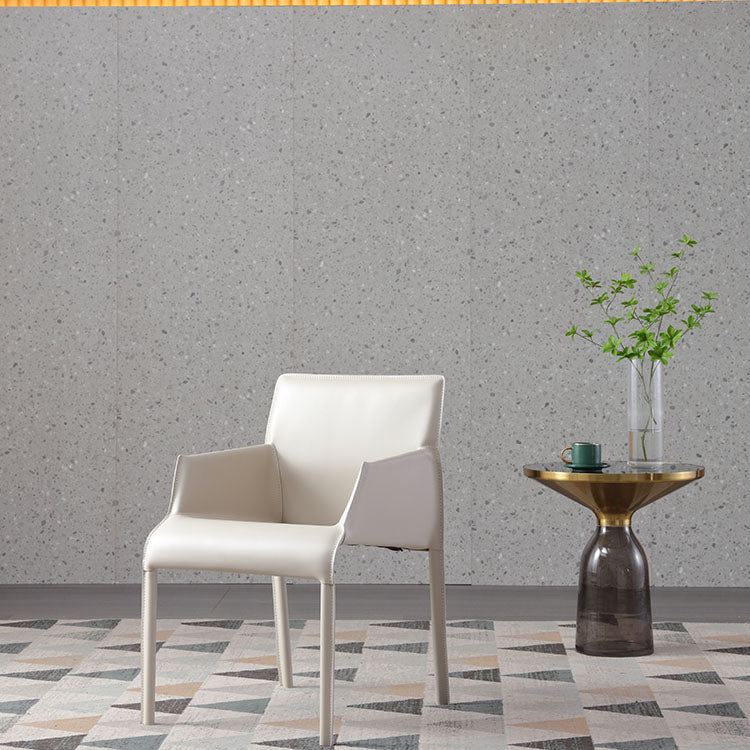 Eigentijdse lederen eetkamerstoel gestoffeerde tankstoel voor restaurantgebruik