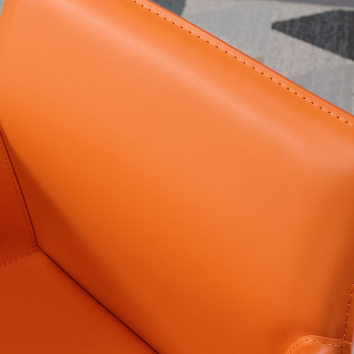 Eigentijdse lederen eetkamerstoel gestoffeerde tankstoel voor restaurantgebruik