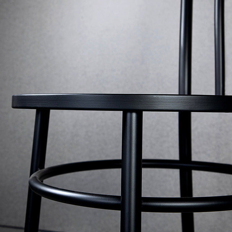 Sedie da pranzo in metallo sedie industriali di Windsor posteriori per bar