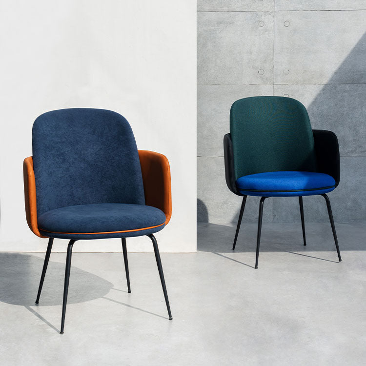 Chaise de concepteur de chaise de salle à manger mate de style concepteur solide